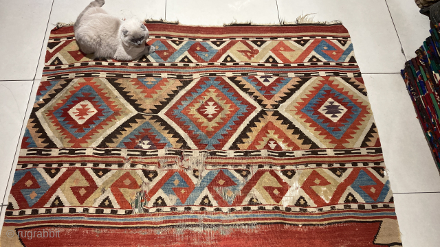Antique Anatolian Kilim                              