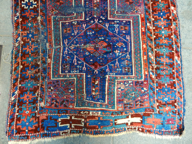 Antique Anatolian Cankırı Yörük Fragment Rug                           