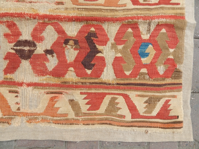 Antique Anatolian Kilim Fragment 
Size.75x82cm antolianpicker@gmail.com                           