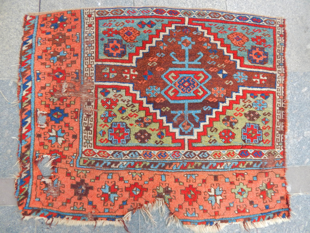 Antique East Anatolian Rug Fragment                            
