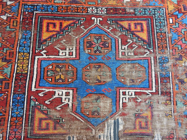 Antique Anatolian Konya Rug Fragment                            