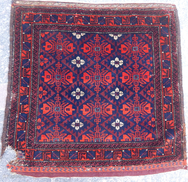 Antique Timuri Baluch Bag Face                            