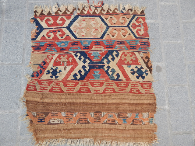 Antique Anatolian Kilim Fragment