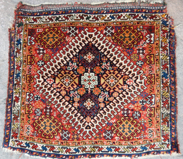 Antique Qashqaii Bag face                             