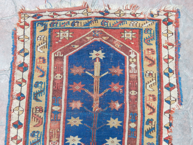 Antique West Anatolian Megri Rug                            
