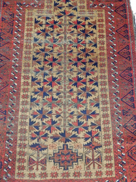 Antique Baluch Prayer Rug                             