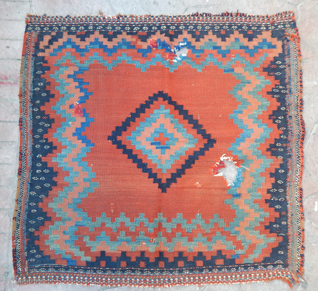 Antique Avsar Sofra Kilim