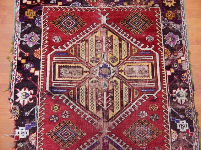 Antique Anatolian Mucur Rug Fragment Size.180x120cm