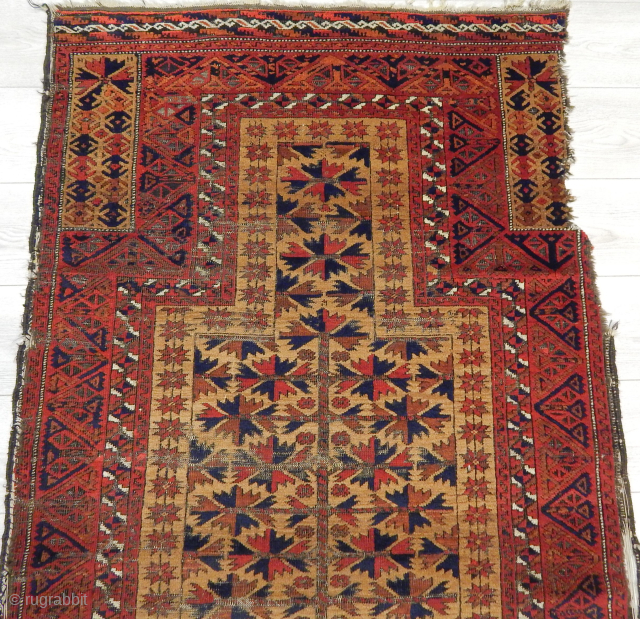 Antique Baluch Prayer Rug
