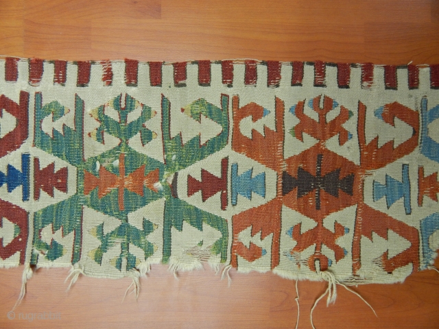Antique Anatolian Kilim Bordur
Size.250x32 cm
