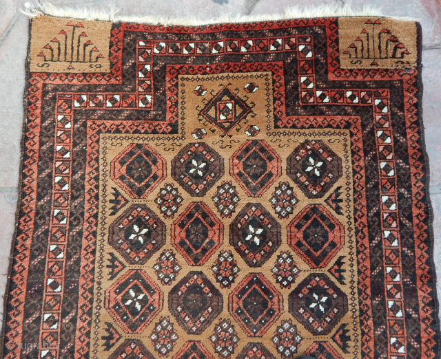 Antique Baluch Prayer Rug