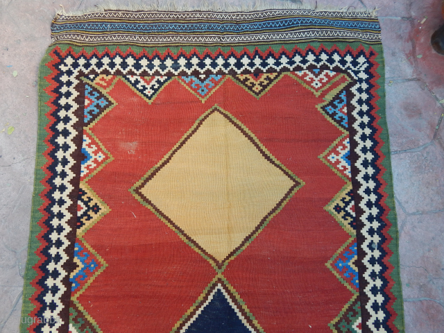 Antique Qashqaii Kilim