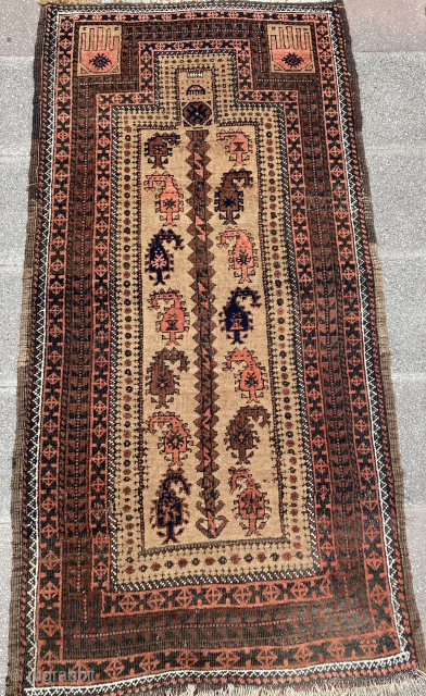 Antique Baluch prayer Rug