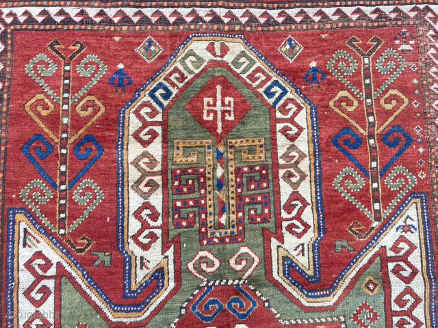 Antique Sevan Kazak Rug