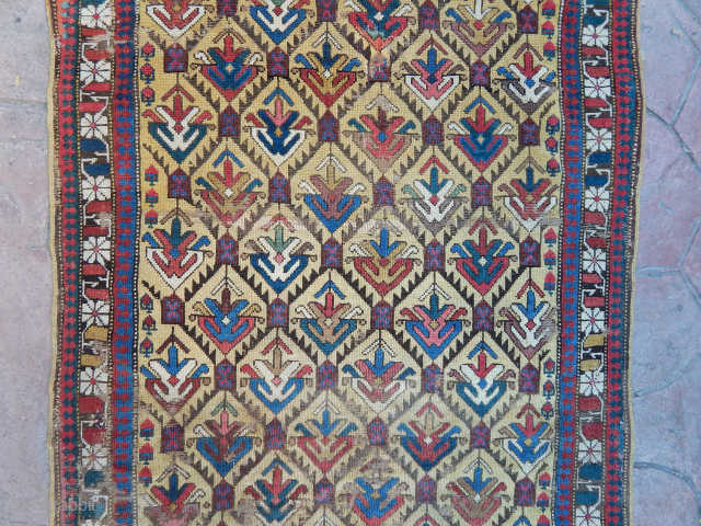 Antique Caucasian Kuba Rug                             