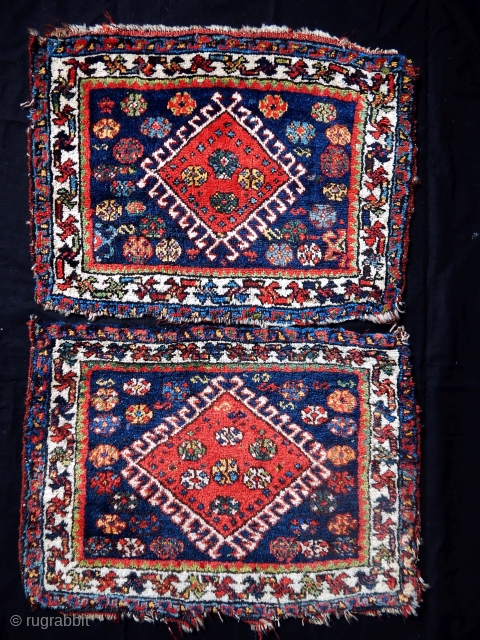 Antique Qashqaii Bagfaces                              
