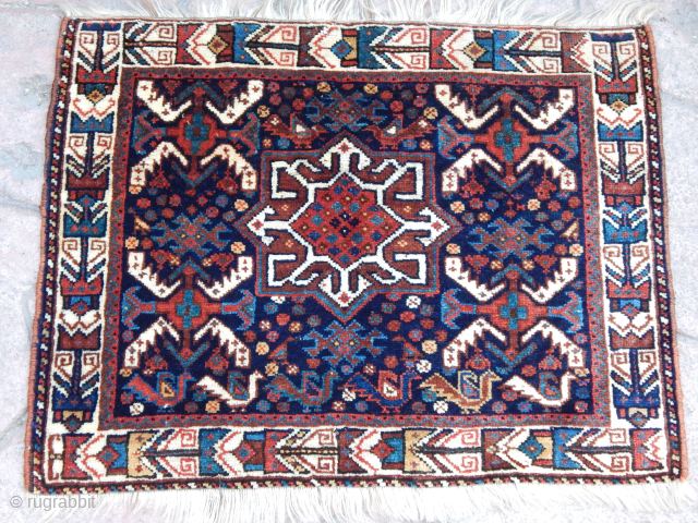 Antique Qashqaii Bag face