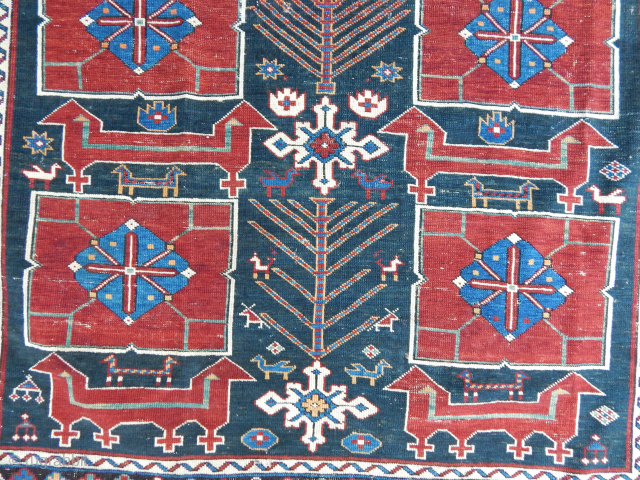 Antique Azerbaycan Kuba Krakaslı Şirvan Rug