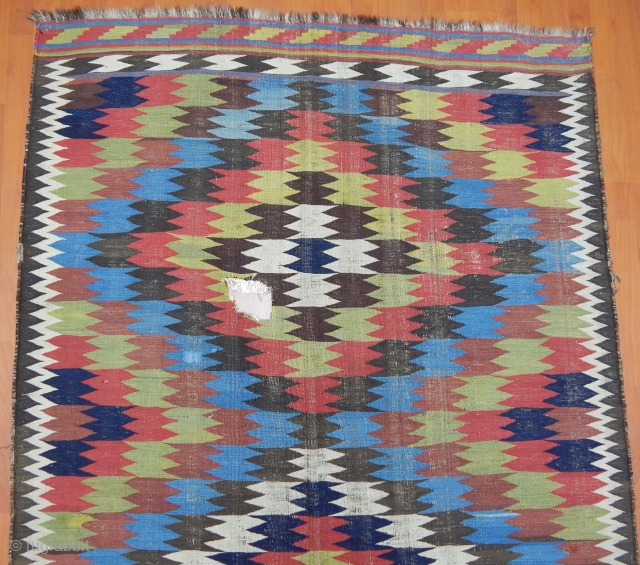 Antique Qashqaii kilim                              