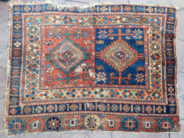 Antique Jaff Rug Bagface                             