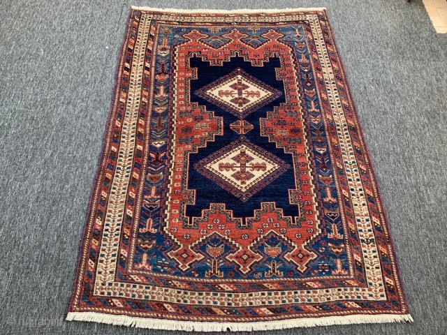 Avshar Rug
Appx. 100 years old
Size : 131 x 180 cm                       