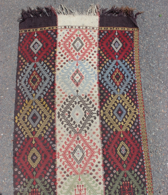 1900s Turkish Jijim. 513cm x 71cm 
                          