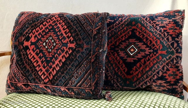  late 19 century Baluchi Pillows  19” x 21” ( 48 x 53cm )                  