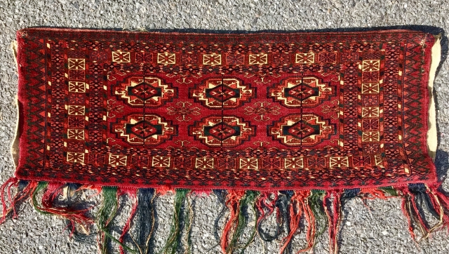 Late 19 century Tekke torba 13” x 34” ( 33 x 86cm )                    