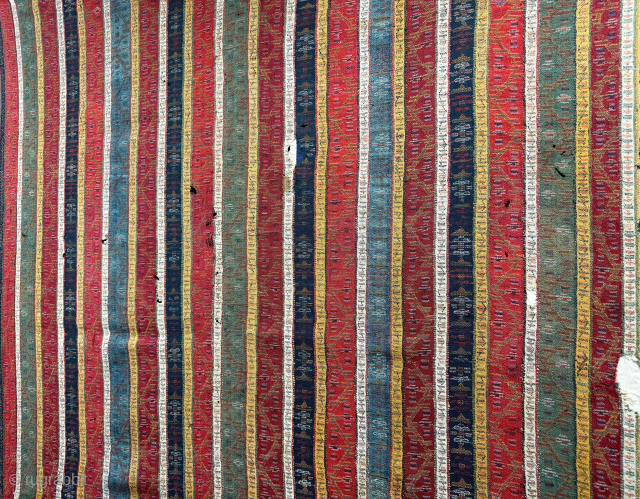 Anatolian - Sivas Gurun Wool Shawl. Circa - 1900 or earlier. Size - ''110 cm x 103 cm'' turkmansilver@gmail.com.              