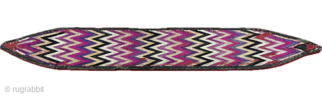 Swat Valley ethnic tribal silk embroidered headband. Fine silk cross stitched embroidery with saturated natural colors. İt has Russian printed cotton backing. İt is in good condition. Size : (14.5'' x 2'') ...