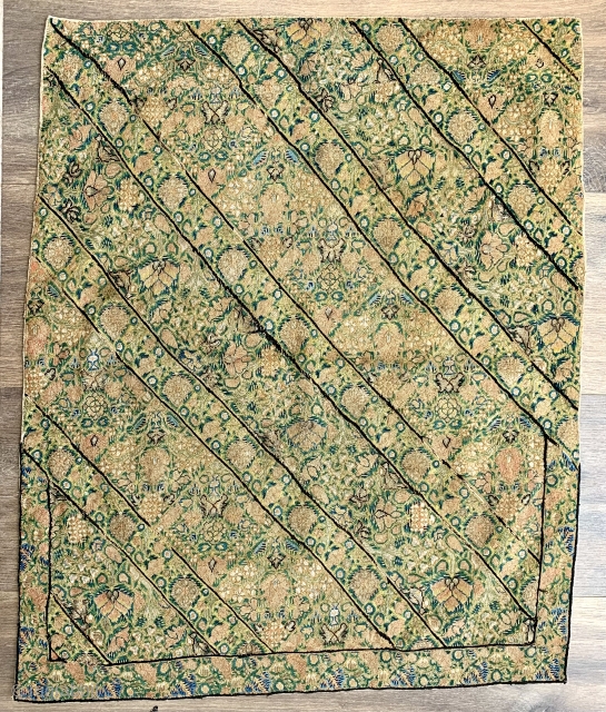ovely example of “Gillette Persienne” so called persian trousers these were made as trouser legs this one dating to the late 18 c size 74 x 52 cm has a great unfaded  ...