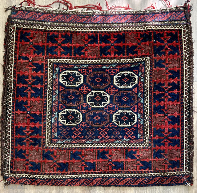 Beautiful antique Baluch bag with original back in great condition.  Available                     