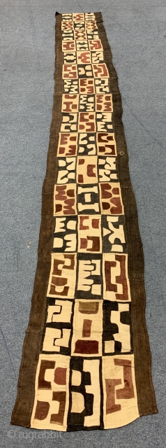 Old kuba dance skirt purchased in Congo 1969. Very unusual design perfect condition                    