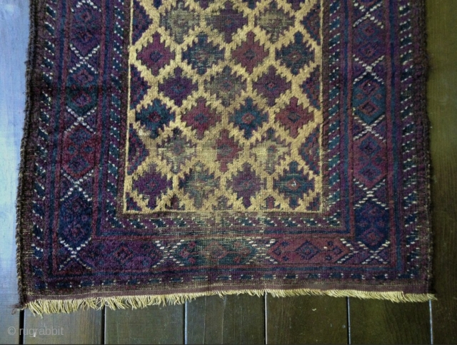 I believe this Baluch Balisht may have all or mostly silk pile. It very well may have silk weftting also. It extremely fine, much finer then what the picture of the weave  ...