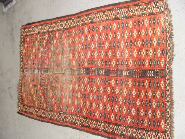 Chodor prayer rug. 40 inches by 65 inches.                         