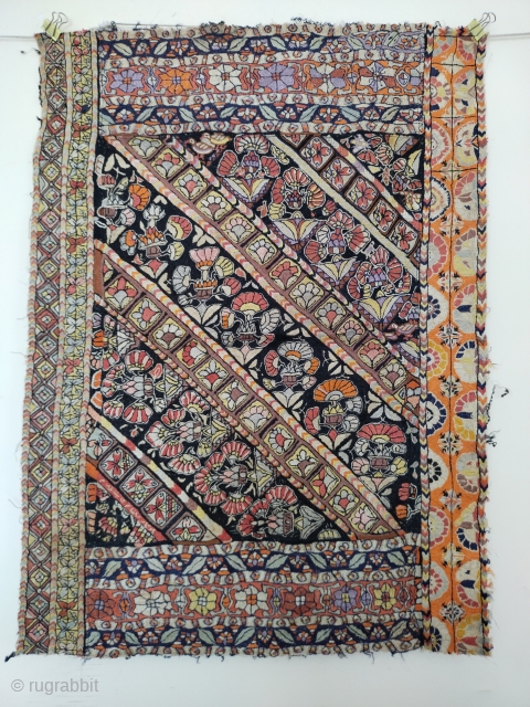 Antique Persian rare embroidery fragment beautiful writing mentioned in photos.
For more information kindly contact us                  