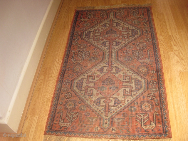 Antique Handmade Qashqa'i rug

Hand-knotted traditional nomadic Qashqa'i rug field from Iran (near Shiraz).
1,08*0,62m
Late 19thC-Early 20thC
http://www.etsy.com/listing/96375104/antique-handmade-qashqai-rug                  