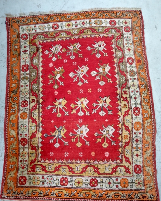 antigue anatolian rug, sıze, 110×150.                            