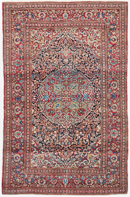 Gorgeous Isfahan Mobarakeh. Size 7'3" x 4'8".                          