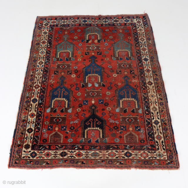 Afshar size 194 x 160 cm.                           