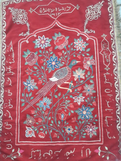 I am offering handmade,  stitched embroidery and chain stitched embroidery is worked on a wool Mahud fabric, Tekelduz.
For any questions, just write me!         