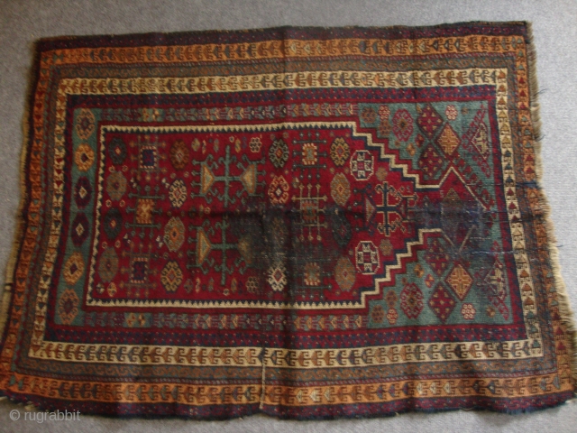 Anatolia?antique fine Turkish rug antolia 4'5"x 3'2"(135 cm x 95 cm)                      