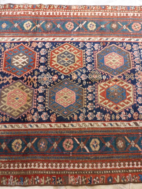 Kurdish rug, first part 19th century. 293 x 134 cm.                       