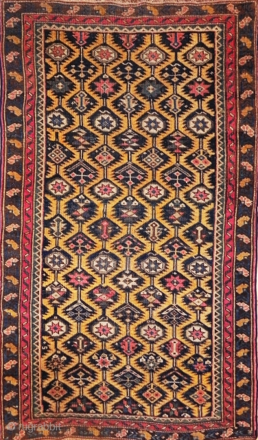 Antique Caucasian shirvan rug 188x70 cm Antique Caucasian 19th Century                       