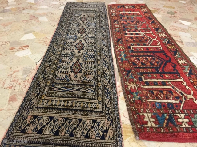 Yomut Torba, Wonderful beje natural colour, circa 1870  , size 128x33 cm

Bashir torba  Natural red colors circa 1900 Size: 120x33 cm

in good conditions was repaired some small place

offro la vendita  ...