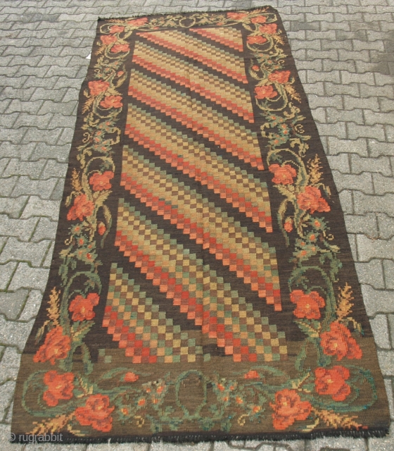 Kilim, Moldova, Ukraine, Russia, 1.st half 20th. century, 327 cm x 130 cm (10'10" x 4'4")                 