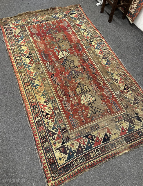 antique Caucasian Carpet 1880s
Size:223x130 cm                            