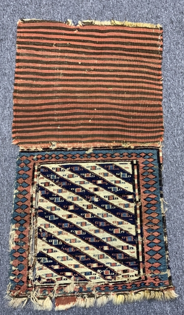 Antique Azerbaijan cushion soumak 
100x50 cm                           