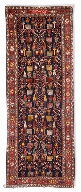 109 | Bakhtiari Runner, Persia, Signed and Dated 1319 H. (1901 A. D.)

https://auctionata.com/intl/s/233/collectors-rugs-and-carpets-march-2015?noredir=1&utm_source=ps&utm_medium=dp&utm_campaign=rugrabbit_181                    
