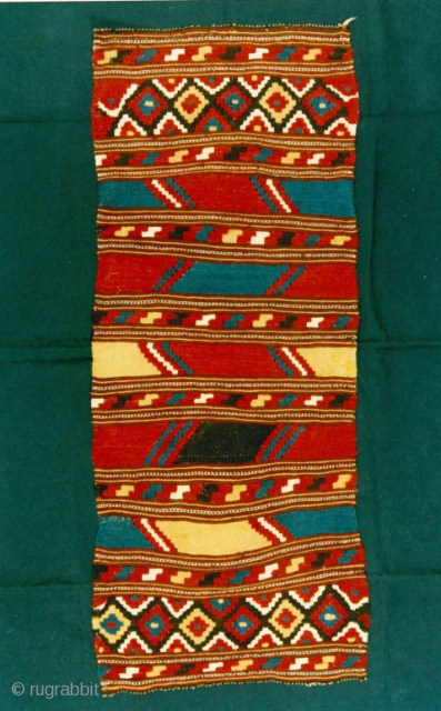 Manastir / Helvaci with very saturated colours. Cm 48 x 112. Good condition.                    